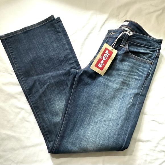 Levi's Jeans Levis Nwt Womens Medium Wash 545 Low Boot Cut Denim